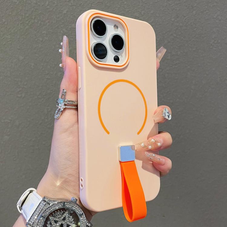 Skin-feel Magnetic TPU Phone Case with Silicone Strap, For iPhone 14 Pro Max, For iPhone 13 Pro Max, For iPhone 13 Pro, For iPhone 13, For iPhone 12 / 12 Pro, For iPhone 12 Pro Max, For iPhone 11 Pro Max, For iPhone 11, For iPhone 11 Pro