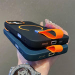 Skin-feel Magnetic TPU Phone Case with Silicone Strap, For iPhone 14 Pro Max, For iPhone 13 Pro Max, For iPhone 13 Pro, For iPhone 13, For iPhone 12 / 12 Pro, For iPhone 12 Pro Max, For iPhone 11 Pro Max, For iPhone 11, For iPhone 11 Pro