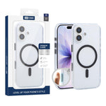 XDcase Frosted Transparent Magnetic Shockproof Phone Case, For iPhone 17 Pro Max, For iPhone 17 Pro, For iPhone 17