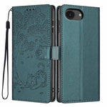 Tree Cat Embossed Flip Vegan Leather Phone Case, For iPhone 17e / 16e, For iPhone 17 Pro Max, For iPhone 17 Pro, For iPhone 17, For iPhone Air, For iPhone 16 Pro Max