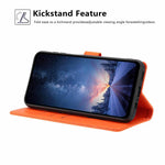 غطاء هاتف من الجلد النباتي بنقشة قطة الشجرة مع غطاء قابل للطي، لهواتف iPhone 16 Pro، iPhone 16 Plus، iPhone 16، iPhone 15 Pro Max، iPhone 15 Pro، iPhone 15 Plus