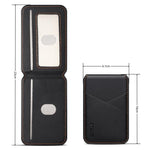 ESEBLE S2 Faux Leather Texture Magnetic RFID Mobile Phone Card Slots Holder