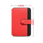ESEBLE Adhesive Style Color Blocked Folding Mobile Phone Card Slots Holder