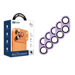 XDcase 5pcs Armor Full-Coverage Frosted Metal Camera Lens Ring Film, For iPhone 17
