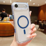 Frosted PC Hybrid TPU Magnetic Phone Case with AI Sensing Key, For iPhone 17 Pro Max, For iPhone 17 Pro, For iPhone 17, For iPhone Air, For iPhone 16 Pro Max, For iPhone 16 Pro, For iPhone 16