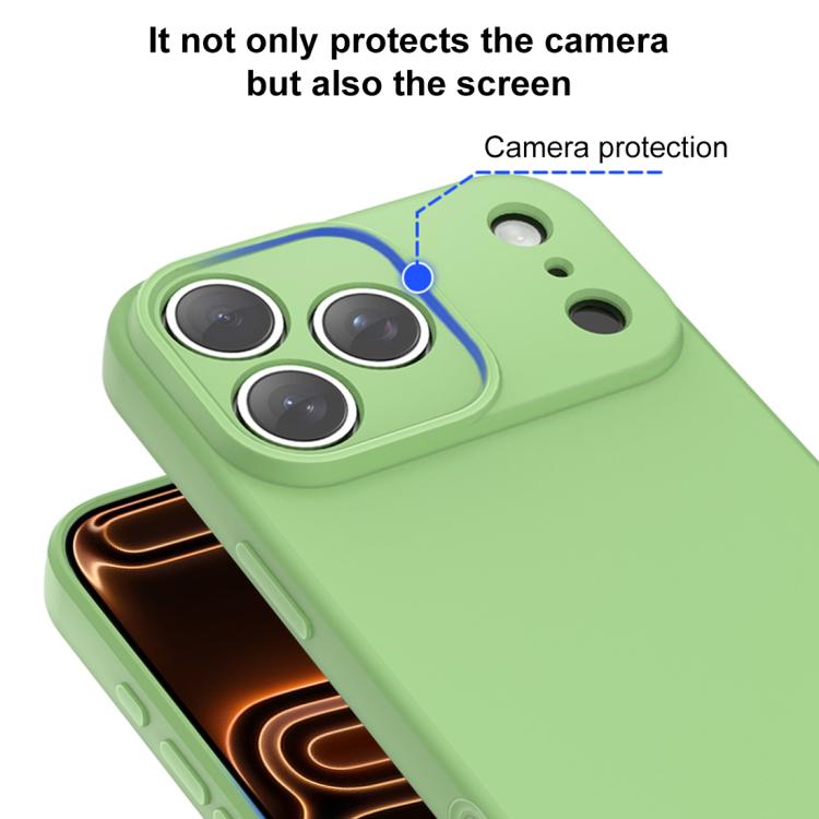 XDcase AI Button Integrated Full Coverage Imitation Silicone Phone Case, For iPhone 17 Pro Max, For iPhone 17 Pro