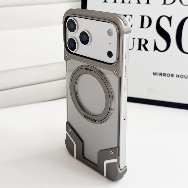 حامل هاتف دوّار 360 درجة بدون إطار معدني بلون Armor الأصلي مع مغناطيس، لهاتف iPhone 17 Pro Max، iPhone 17 Pro