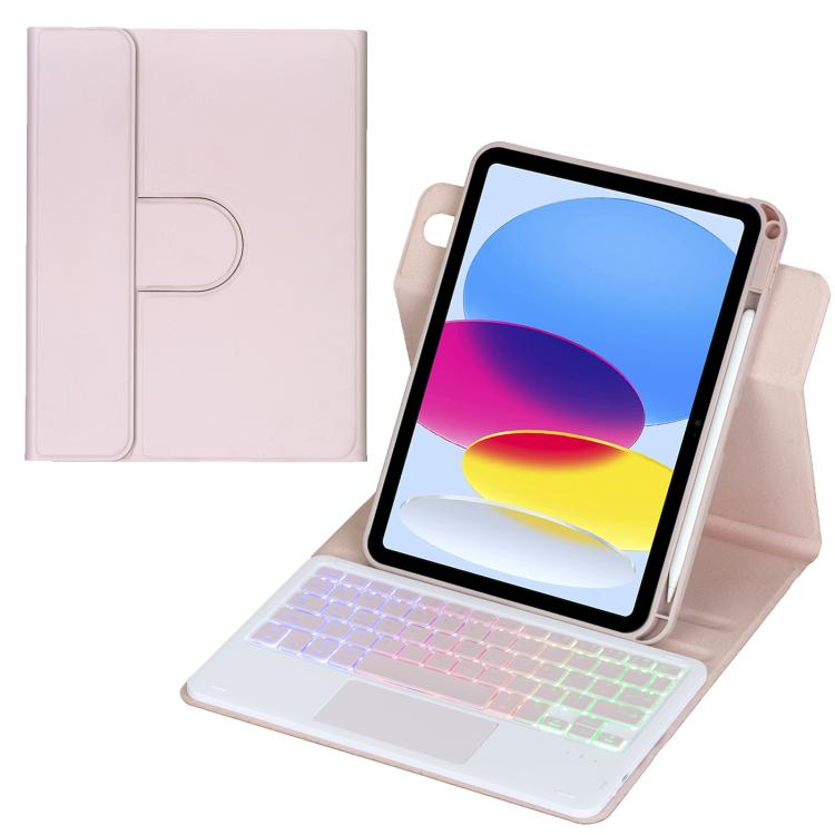 360-degree Rotation Backlight Bluetooth Keyboard Leather Tablet Case with Touchpad, For iPad Pro 11 2025 / 2024, For iPad 2025 / 2022, For iPad Air 11 2025 / iPad Pro 11 2022, For iPad 10.2 2021 / 2019 / iPad Air 3