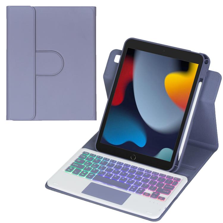 360-degree Rotation Backlight Bluetooth Keyboard Leather Tablet Case with Touchpad, For iPad Pro 11 2025 / 2024, For iPad 2025 / 2022, For iPad Air 11 2025 / iPad Pro 11 2022, For iPad 10.2 2021 / 2019 / iPad Air 3