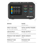 شاحن متعدد الوظائف MaAnt Dianba Mini 75W بثمانية منافذ PD يدعم الشحن السريع PD، قابس الاتحاد الأوروبي MaAnt Dianba Mini