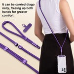 XDcase Detachable 3-in-1 Crossbody / Neck / Wrist Strap Anti-Lost Phone Lanyard with Tab
