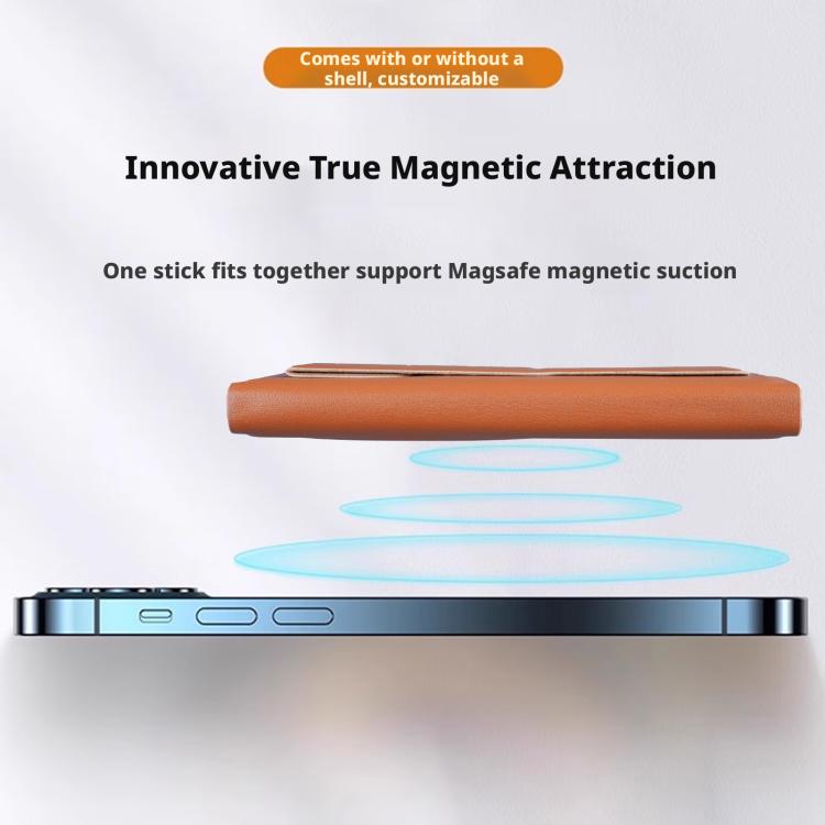 Magnetic Automatic Pop-up Mobile Phone Holder RFID Card Slots