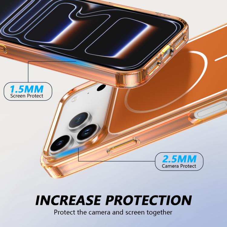 غطاء هاتف مغناطيسي هجين من PC وTPU بلون Color Shield، لهاتف iPhone 17 Pro Max، iPhone 17 Pro