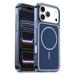 غطاء هاتف مغناطيسي هجين من PC وTPU بلون Color Shield، لهاتف iPhone 17 Pro Max، iPhone 17 Pro