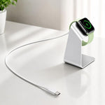 xDfind For Apple Watch Smart Watch Aluminum Alloy Charging Holder and Type-C Charger Set, Aluminum Alloy+Type-C