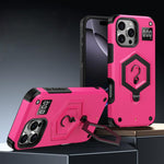 Hexagon Armor Magnetic Holder Weighing Scale Phone Case, For iPhone 17 Pro Max, For iPhone 17 Pro, For iPhone 17, For iPhone Air, For iPhone 16 Pro Max, For iPhone 16 Pro