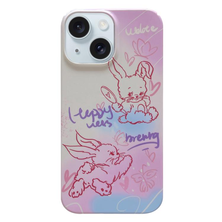 Painted Pattern PC Phone Case, For iPhone 17