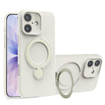 Liquid Silicone MagSafe Holder Phone Case, For iPhone 17 Pro Max, For iPhone 17 Pro, For iPhone 17, For iPhone Air