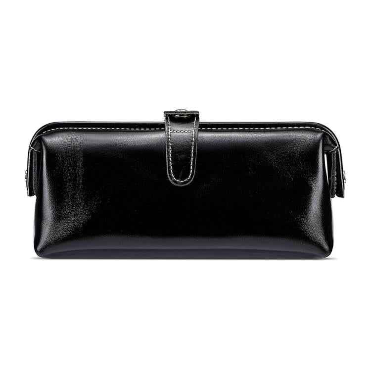 Oil Waxed Leather Toiletries and Cosmetic Tool Storage Bag