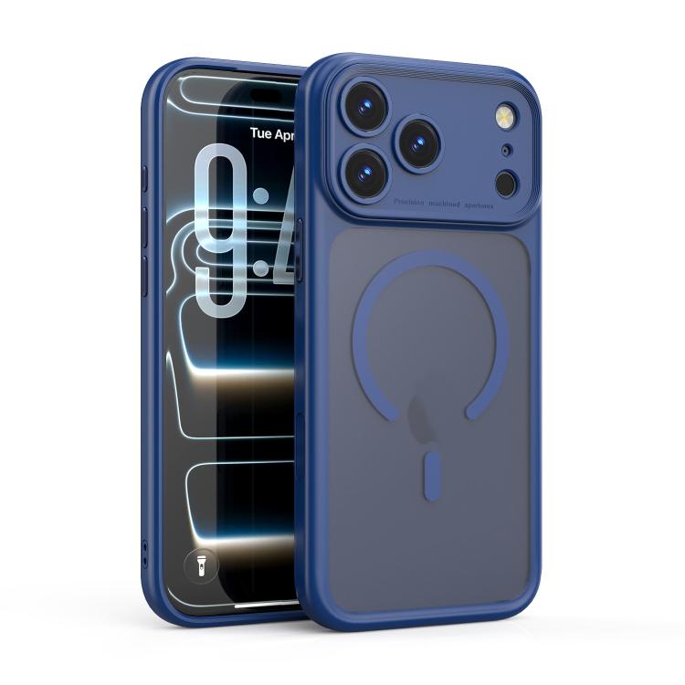 Precision Hole PC Transparent Shockproof Magnetic Phone Case, For iPhone 17 Pro Max, For iPhone 17 Pro