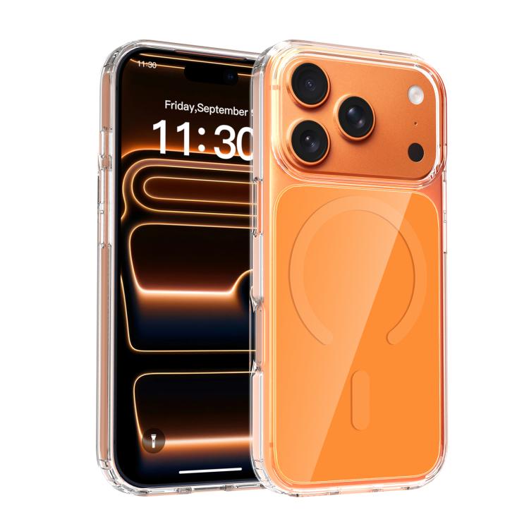 Colorful Hard PC Hybrid Soft TPU Magnetic Phone Case, For iPhone 17 Pro Max, For iPhone 17 Pro, For iPhone 17