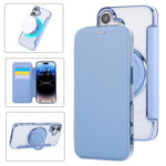 Ultra-thin Rotation Holder Magnetic Plating Vegan Leather Phone Case, For iPhone 16 Pro, For iPhone 16 Plus, For iPhone 16, For iPhone 15 Pro Max, For iPhone 15 Pro, For iPhone 15 Plus / 14 Plus