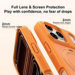 Skin-friendly Anti-Stain Rotating Holder Magnetic Armor Phone Case, For iPhone 17 Pro Max, For iPhone 17 Pro