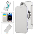 Ultra-thin Magnetic Plating Vegan Leather Phone Case, For iPhone 17 Pro Max, For iPhone 17 Pro, For iPhone 17, For iPhone Air, For iPhone 16e, For iPhone 16 Pro Max