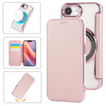 Ultra-thin Magnetic Plating Vegan Leather Phone Case, For iPhone 17 Pro Max, For iPhone 17 Pro, For iPhone 17, For iPhone Air, For iPhone 16e, For iPhone 16 Pro Max