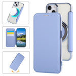 Ultra-thin Magnetic Plating Vegan Leather Phone Case, For iPhone 15, For iPhone 14 / 13, For iPhone 14 Pro, For iPhone 14 Pro Max, For iPhone 13 Pro Max, For iPhone 13 Pro