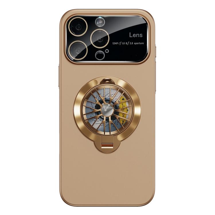 حافظة هاتف مغناطيسية مع نافذة كاميرا من PC وستاند دوار جيروسكوبي، لهواتف iPhone 16 Plus، iPhone 16، iPhone 15 Pro Max، iPhone 15 Pro، iPhone 15 Plus، iPhone 15