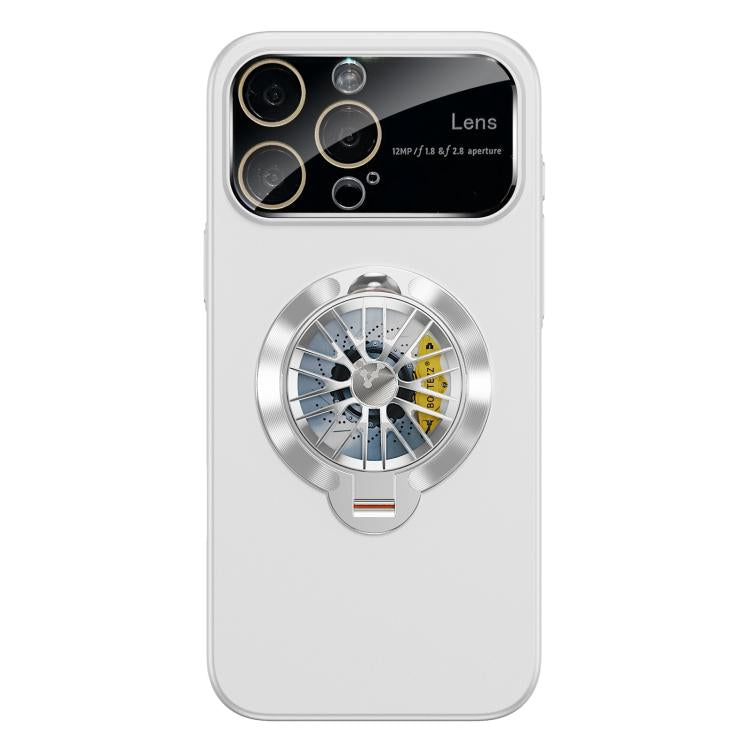 حافظة هاتف مغناطيسية مع نافذة كاميرا من PC وستاند دوار جيروسكوبي، لهواتف iPhone 16 Plus، iPhone 16، iPhone 15 Pro Max، iPhone 15 Pro، iPhone 15 Plus، iPhone 15