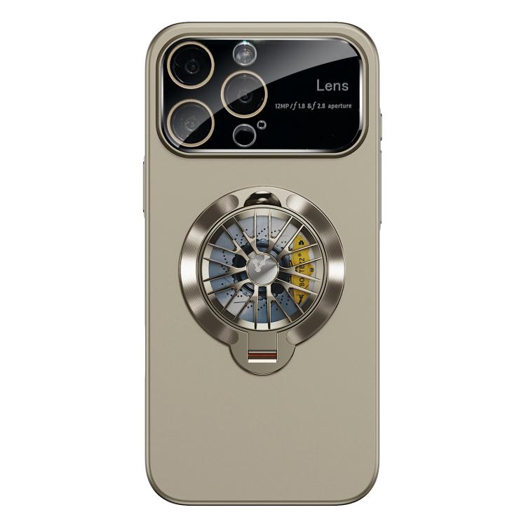 حافظة هاتف مغناطيسية مع نافذة كاميرا من PC وستاند دوار جيروسكوبي، لهواتف iPhone 16 Plus، iPhone 16، iPhone 15 Pro Max، iPhone 15 Pro، iPhone 15 Plus، iPhone 15