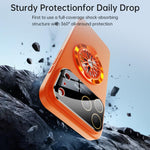 Glaze PC Camera Window Gyro Kickstand Magnetic Phone Case, For iPhone 17 Pro Max, For iPhone 17 Pro, For iPhone 17, For iPhone Air, For iPhone 16 Pro Max, For iPhone 16 Pro