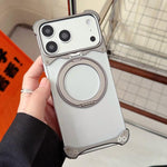 Jaguar Original Color Frameless 360 Rotation Holder Magnetic Phone Case, For iPhone 17 Pro Max, For iPhone 17 Pro