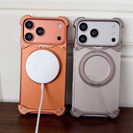 Jaguar Original Color Frameless 360 Rotation Holder Magnetic Phone Case, For iPhone 17 Pro Max, For iPhone 17 Pro