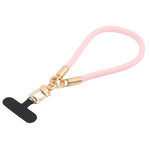 Gold-Tone Buckle Short Phone Lanyard Wrist Strap