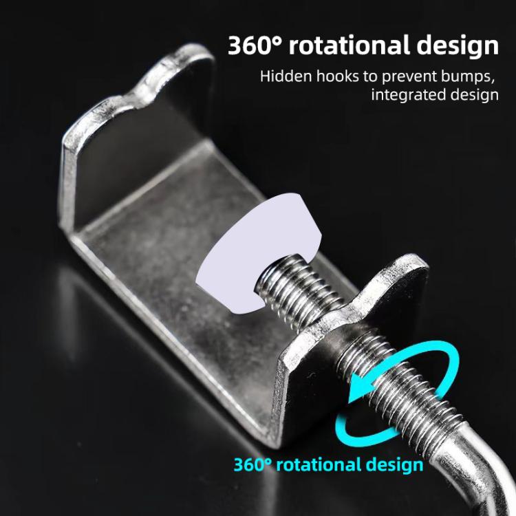 360 Degree Rotatable No-drilling Table Hook