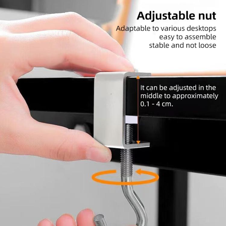 360 Degree Rotatable No-drilling Table Hook