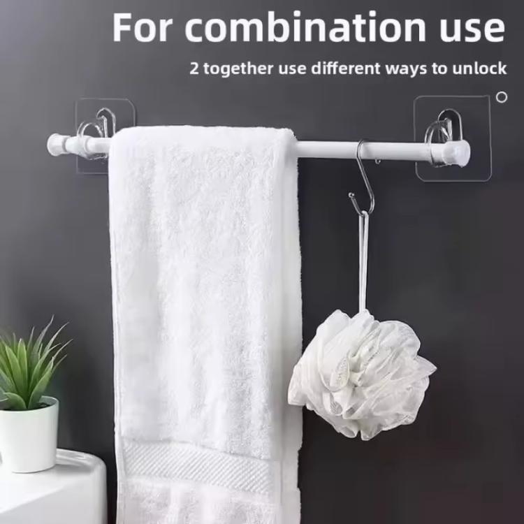 100pcs/Pack Multifunctional Transparent Self-Adhesive Round Hook