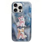 Rounded Edge IMD Pattern TPU Phone Case, For iPhone 15 Pro Max, For iPhone 15 Pro, For iPhone 15
