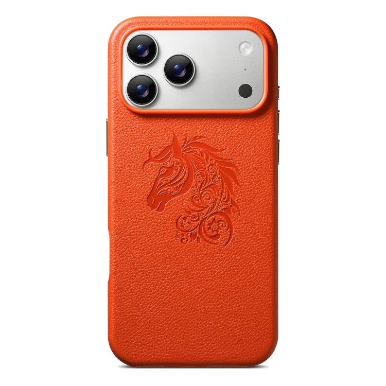غطاء هاتف ESEBLE B1 بتصميم حصان مزهر، لهواتف iPhone 17 Pro Max، iPhone 17 Pro