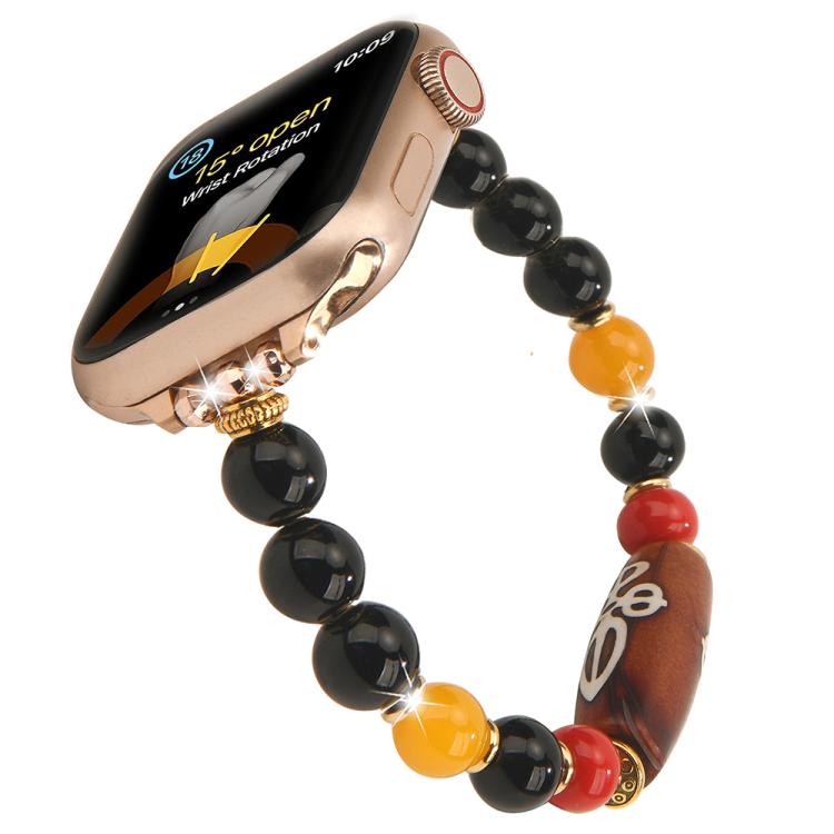 Tibetan Beaded Bracelet Watch Band, For Apple Watch 46mm / 49mm / 45mm / 44mm, For Apple Watch 42mm / 41mm / 40mm / 38mm