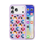 غطاء هاتف بنمط قلب أحمر كريستالي متلألئ، لهواتف iPhone 17 Pro Max، iPhone 17 Pro