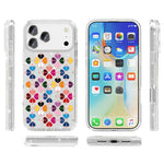 غطاء هاتف بنمط قلب أحمر كريستالي متلألئ، لهواتف iPhone 17 Pro Max، iPhone 17 Pro