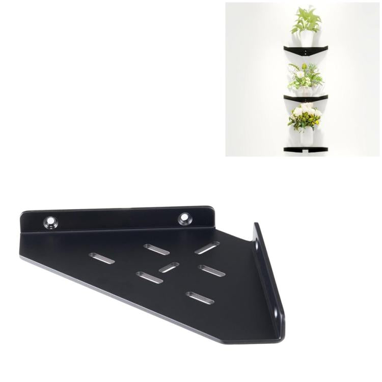 Wall-Mounted Acrylic Corner Shelf Triangular Storage Rack, Single Pack, 2pcs/Pack