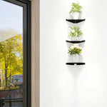 Wall-Mounted Acrylic Corner Shelf Triangular Storage Rack, Single Pack, 2pcs/Pack