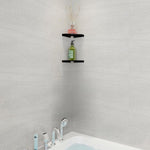 Wall-Mounted Acrylic Corner Shelf Triangular Storage Rack, Single Pack, 2pcs/Pack