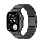 Magnetic Clasp One Beads Silicone Titanium Alloy Watch Band, For Apple Watch 46mm / 49mm / 45mm / 44mm, For Apple Watch 42mm / 41mm / 40mm / 38mm