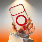 CICI-CITY Self-Healing Transparent IMD Magnetic Phone Case, For iPhone 17 Pro Max, For iPhone 17 Pro